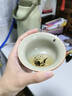 蕉夏高端青花瓷汝窯主人杯單杯個人專用功夫茶杯茶盞茶碗送禮盒 汝窯繁花--壓手杯【禮盒裝】 曬單實拍圖