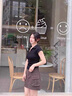 拉夏貝爾2025新款polo領(lǐng)氣質(zhì)正肩百搭短袖t恤女夏季女士上衣 黑色 S 曬單實(shí)拍圖