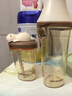 奶爸爸（Nicepapa）翻蓋吸管奶瓶1-3歲寬口徑PPSU 12個(gè)月以上寶寶帶重力球耐摔300ML 曬單實(shí)拍圖