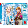 迪士尼（Disney）200片兒童拼圖玩具 冰雪奇緣公主家居裝飾盒裝拼圖生日禮物禮品 曬單實拍圖