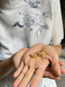 COISE銀耳環(huán)媽媽999足銀耳飾簡約款耳圈滿天星耳扣七夕禮物送媽媽 玫瑰禮盒-請(qǐng)勿單拍 曬單實(shí)拍圖