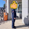 仰逸511保安服長(cháng)袖套裝秋冬款加絨速干保安工作服作訓練服標志腰帶帽 藍色春秋單上衣 XL -175 曬單實(shí)拍圖