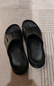 HOKA ONE ONE 男女鞋夏季奧拉舒緩鞋ORA輕量休閑透氣一腳蹬拖鞋 黑色/黑色 44 曬單實(shí)拍圖