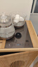 容聲（RONGSHENG）全自動上水電熱水壺泡茶專用茶臺燒水壺燒水煮茶控溫一體機功夫茶具套裝316不銹鋼電熱水壺燒水器 0.8L 316鋼|高低水位感應(37*20咖 曬單實拍圖