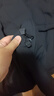 鴨鴨（YAYA）王一博同款冰殼系列羽絨服男過(guò)膝長(zhǎng)款冬季新款女情侶極寒加厚外套 青光黑 XL (建議155-175斤) 曬單實(shí)拍圖
