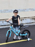 鳳凰兒童自行車(chē)男女孩寶寶3-6-8歲減震碟剎新款時(shí)尚單車(chē)腳踏車(chē)禮物 藍色丨98%免安裝丨雙碟剎一體輪 （目前身高105-115cm請選擇）16寸 曬單實(shí)拍圖