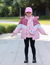 奧特曼童裝兒童沖鋒衣三合一冬季庫洛米女童羽絨服內(nèi)膽白鴨絨保暖外套 紫色沖鋒衣 加棉單件 110 建議100-110cm4-5歲 曬單實拍圖