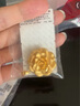 周大生（CHOW TAI SENG）黃金吊墜牡丹花掛墜玫瑰花櫻花七夕禮物送女友 國色牡丹4.35g 曬單實(shí)拍圖