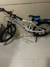 鳳凰（Phoenix）兒童自行車山地車男女學(xué)生腳踏車6-15歲童車 霸道 白藍(lán)色 22寸 曬單實(shí)拍圖