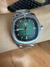 美度（MIDO）【官方正品】舵手TV經(jīng)典雙日歷機(jī)械男表任嘉倫明星同款送男友禮物 綠盤(pán)鋼帶/M049.526.11.091.00 曬單實(shí)拍圖
