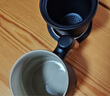京東京造茶杯便攜式黑陶茶泡茶壺茶杯功夫茶具辦公杯隨身茶壺容量400ml 曬單實(shí)拍圖