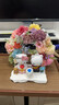 仿真花假花裝飾混搭diy手工材料包花頭手作簪花頭飾花環(huán)發(fā)簪裙撐 混色隨機花頭20朵【3cm-12cm】 曬單實(shí)拍圖