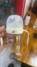 bebebus鉆光學(xué)飲杯鴨嘴杯嬰兒水杯6個月以上牛奶杯奶瓶重力球吸管杯280ml 曬單實拍圖