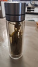 XDO一鍵開(kāi)蓋水杯男士茶杯雙層玻璃泡茶杯子防爆耐高溫全鋼蓋 曬單實(shí)拍圖