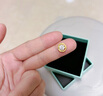 千葉珠寶黃金足金鑲嵌鋯石吊墜時(shí)尚簡約送女友禮物計(jì)價(jià)吊墜情人節(jié)禮物 黃金鋯石吊墜/支持多退少補(bǔ) 金重約1.69g/含工費(fèi) 曬單實(shí)拍圖