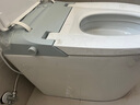 恒潔（HEGII）輕智能馬桶不限水壓抗菌虹吸式座圈加熱離座自動(dòng)沖 【水漩靜沖+腳感沖水】HQ606A 305/300mm （適用300-390mm） 曬單實(shí)拍圖