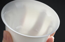 不拙白瓷三才蓋碗敬茶碗陶瓷茶具帶茶漏羊脂玉云初香雪蓋碗三件套 曬單實(shí)拍圖