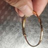 周大福素圈寶寶金飾黃金手鐲實(shí)心周歲禮物足金(工費(fèi):220計(jì)價(jià))EOF1429 足金 約8.30g 曬單實(shí)拍圖