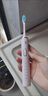 志高（CHIGO）科技下一代脈沖電動(dòng)牙刷水療刷成人聲波震動(dòng)清潔亮白護齦 輕巧便攜款I(lǐng)PX7級防水高頻磁懸浮波機芯 皓月白6大模式-4支刷頭-脈沖清潔 【真·超聲波】送女朋友實(shí)用禮物 曬單實(shí)拍圖