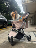 依比呀呀（ibiyaya）狗狗推車小型犬寵物手推車貓咪一鍵折疊泰迪比熊雪納瑞博美FS1670 FS2470卡其棕 曬單實拍圖