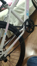 兒童自行車(chē)男女孩6-8-12歲青少年中小學(xué)生單車(chē)減震碟剎變速山地車(chē) 白粉色【單速】+碟剎+高配+車(chē)筐 24寸【適合身高150-170厘米】 曬單實(shí)拍圖