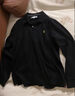 U.S. POLO ASSN.polo衫男翻領(lǐng)秋季純棉商務(wù)休閑長(cháng)袖t恤男士高端上衣 藏藍色 XL 曬單實(shí)拍圖