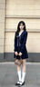 哥瑞美韓系秋季新款針織衫毛衣套裝女穿搭高級感學(xué)院風(fēng)休閑兩件套連衣裙 藏青色 均碼 建議80-130斤 曬單實(shí)拍圖