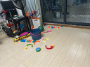 卡爾貝比積木3-6歲兒童玩具大顆粒軟膠可啃咬53塊疊疊樂男女孩生日禮物 曬單實拍圖