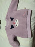戴維貝拉（DAVE＆BELLA）【Hello·Kitty聯(lián)名】?jī)和l(wèi)衣休閑女童上衣加絨寶寶衣服小童冬裝 灰紫色【現(xiàn)貨】 100 cm（建議身高90-100cm） 曬單實(shí)拍圖