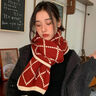 BéLIER LAINé100%羊毛圍巾女外搭披肩女士圍巾披肩圍巾高檔禮盒送女生生日禮物 【酒紅色禮盒裝】七夕送禮推薦 曬單實(shí)拍圖