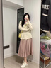 JAVC2025年別致漂亮春秋內(nèi)搭打底衫女秋冬小香溫柔風(fēng)毛衣針織開衫上衣 白色 M 建議 90斤-110斤 曬單實(shí)拍圖