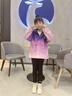 雪中飛兒童羽絨服【活里活面】男女童漸變色兩件套秋冬加厚加絨運動(dòng)外套 青藍色（外套+羽絨內膽） 150 曬單實(shí)拍圖