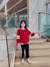 G.DUCKKIDS小黃鴨深圳小學(xué)生校服春秋裝兒童班服兩件套運動(dòng)會(huì )班服幼兒園園服 紅色兩件套 140 建議9~10歲【130-140cm】cm 曬單實(shí)拍圖