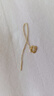 周六福（ZLF） S925銀飾耳線(xiàn)女萌貓清新簡(jiǎn)約氣質(zhì)銀飾耳釘送生日禮物 耳飾一對 曬單實(shí)拍圖