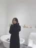 高領(lǐng)毛衣男韓版修身針織衫男秋冬季百搭純色打底衫套頭衫線衣 勝潮-M303白色 升級(jí)版高質(zhì)量款 2XL （建議135-150斤以內(nèi)） 曬單實(shí)拍圖