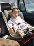 貝倍適兒童安全座椅汽車(chē)通用0-4-12歲寶寶嬰兒旋轉(zhuǎn)車(chē)載isofix便攜坐椅 尊享灰（硬接口+上拉帶+側(cè)防） 曬單實(shí)拍圖