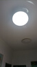 美的（Midea）風(fēng)扇燈餐廳吊扇燈led臥室燈隱形扇葉遙控三防燈具熟睡風(fēng)包安裝 曬單實(shí)拍圖