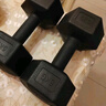 華亞（HUAYA） 啞鈴環(huán)保包膠六角手鈴男士家用健身器材 10KG 一副（左右手各5公斤） 曬單實(shí)拍圖