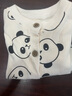 贏一貝（Yingyibei）嬰兒獨(dú)特兒童春季嬰兒開衫男童外套寶寶衣服女童針織毛衣春裝新品 杏色熊貓 100 曬單實(shí)拍圖
