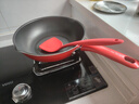 特福（Tefal）炒鍋家用不粘鍋平底炒鍋28cm炒鍋電磁爐燃?xì)庠钔ㄓ糜锈?曬單實(shí)拍圖