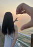 森馬（Semir）連衣裙女海邊度假掛脖兩穿長裙2025夏季蝴蝶結初戀裙109325114011 曬單實拍圖
