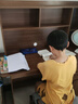 立太（LEADTEK）實木書桌學(xué)習(xí)桌電腦桌書柜書架一體家用小戶型轉(zhuǎn)角桌學(xué)生寫字桌子 【新品沖量】120cm深胡桃色 曬單實拍圖