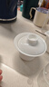 京東京造茶杯 羊脂玉陶瓷功夫茶具三才蓋碗馬蹄杯教師節禮物禮盒150ml 曬單實(shí)拍圖