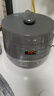 美的（Midea）【國家補貼】0涂層精鋼厚釜電壓力鍋5L雙膽全自動(dòng)智能預約家用煲湯煮飯電飯煲C5856G高壓鍋4-6人 曬單實(shí)拍圖