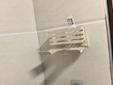 侑家良品 吹風(fēng)機置物架奶油風(fēng)電吹風(fēng)機掛架衛(wèi)生間置物架壁掛式風(fēng)筒收納 曬單實拍圖