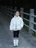 巴拉巴拉balaOne童裝兒童加絨打底褲女2025秋冬新款腳口拼接襪套 黑色90001 120 曬單實拍圖