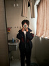 安踏（ANTA）外套男女同款2025保暖防風(fēng)鹽系少年復古學(xué)院風(fēng)防潑水上衣 純青藍-2 M (男170) 曬單實(shí)拍圖