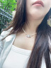 VVIENNE WESTLOCK西太后同款項(xiàng)鏈吊墜毛衣鏈時尚土星珍珠項(xiàng)鏈金色女 銀色-珍珠項(xiàng)鏈 曬單實(shí)拍圖