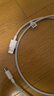 華為原裝6A數據線(xiàn) USB Type-A轉USB Type-C/1m線(xiàn)長(cháng)/支持66W（11V6A）充電 白色CC790 曬單實(shí)拍圖