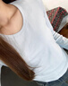 森馬（Semir）t恤女短款大圓領(lǐng)修身顯瘦2025春秋純色上衣內(nèi)搭109125101011 曬單實(shí)拍圖